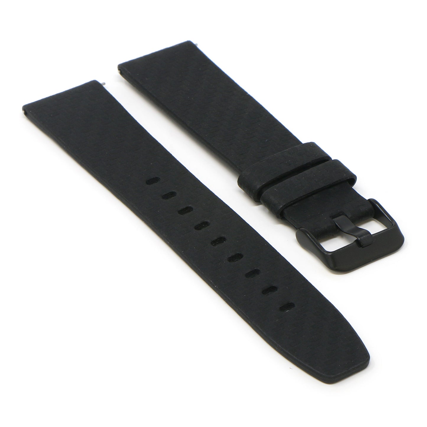Carbon Fiber Embossed Leather Strap for Fitbit Charge 3 & Charge 4