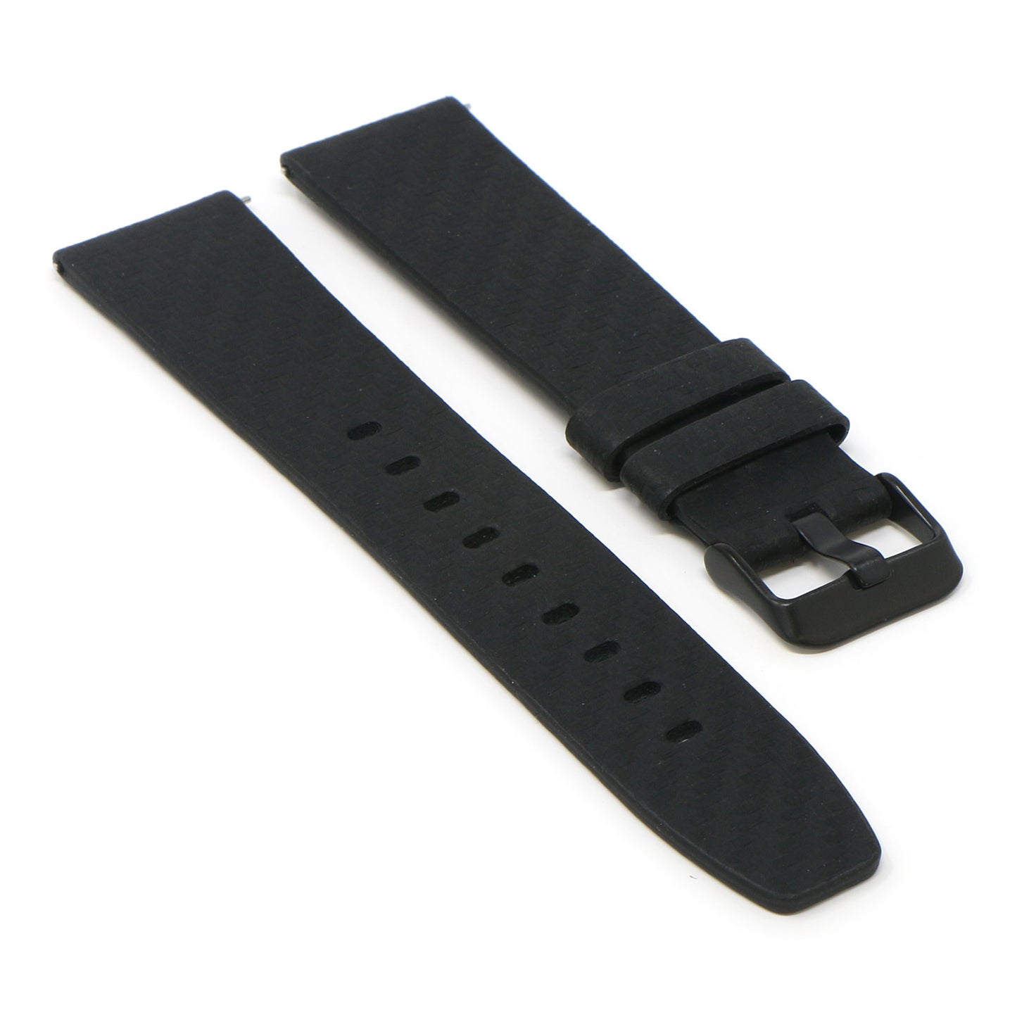 Carbon Fiber Embossed Leather Strap for Fitbit Versa & Versa 2