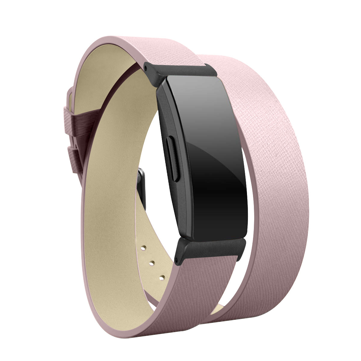 Double Tour Strap w/ Black Buckle for Fitbit Inspire & Inspire HR