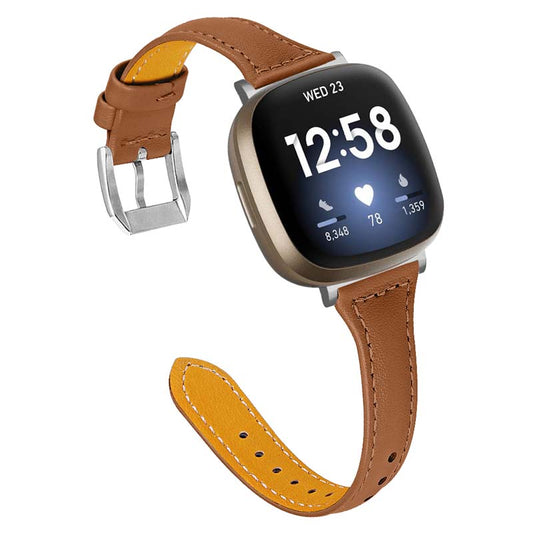 Slim Leather Strap for Fitbit Sense