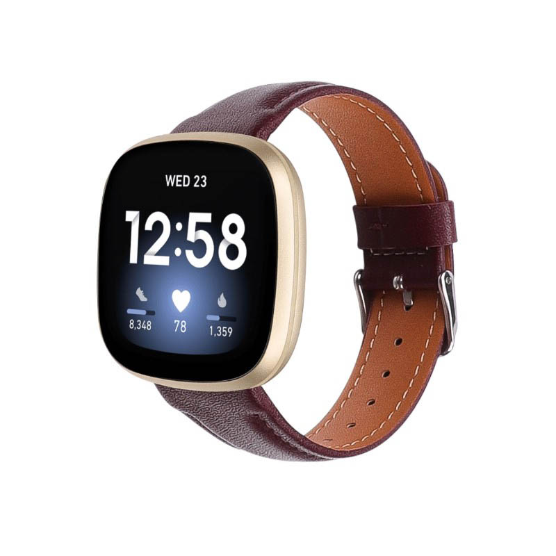 Leather Band for Fitbit Versa 3
