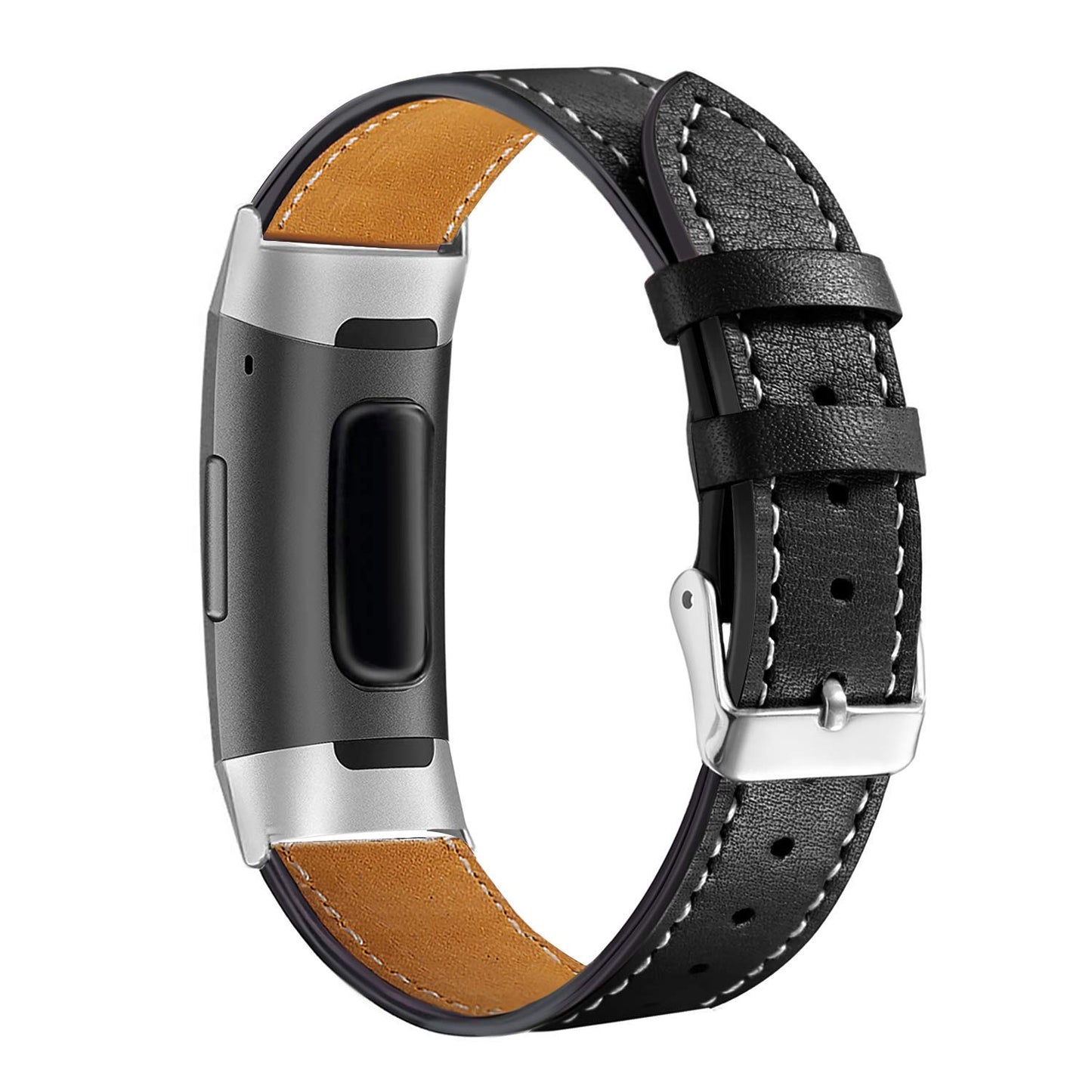 Leather Band for Fitbit Charge 3 & Charge 4