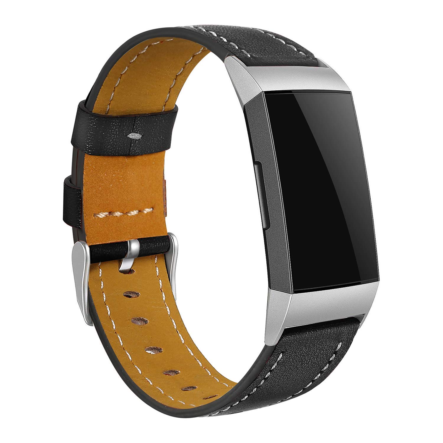 Leather Band Fitbit Straps For Fitbit Charge 6/5/4-2 Slim Thin