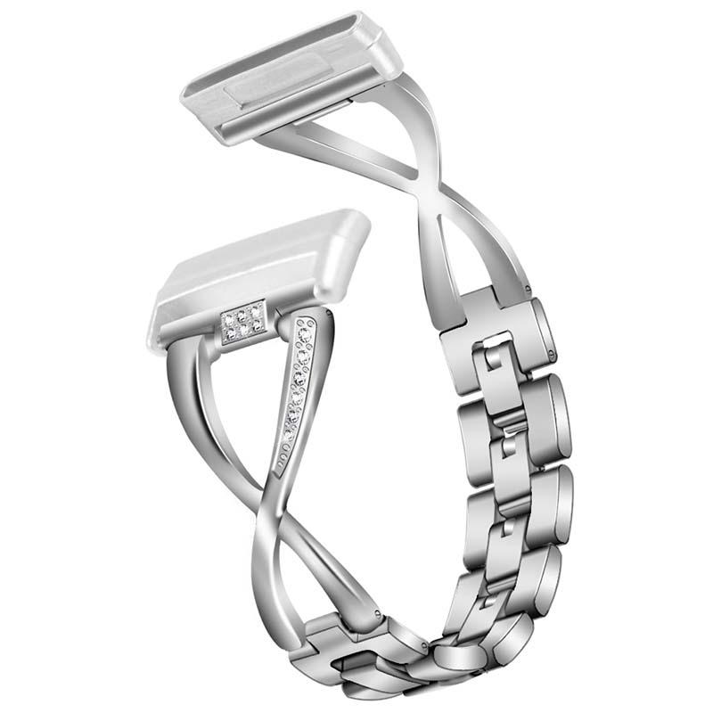 Jewelry Bracelet with Rhinestones for Fitbit Sense