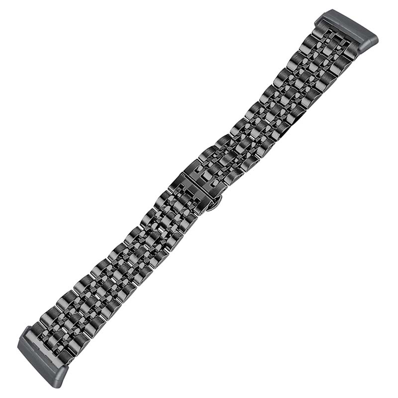 Stainless Steel Bracelet w/ Rhinestones for Fitbit Charge 3 & Charge 4