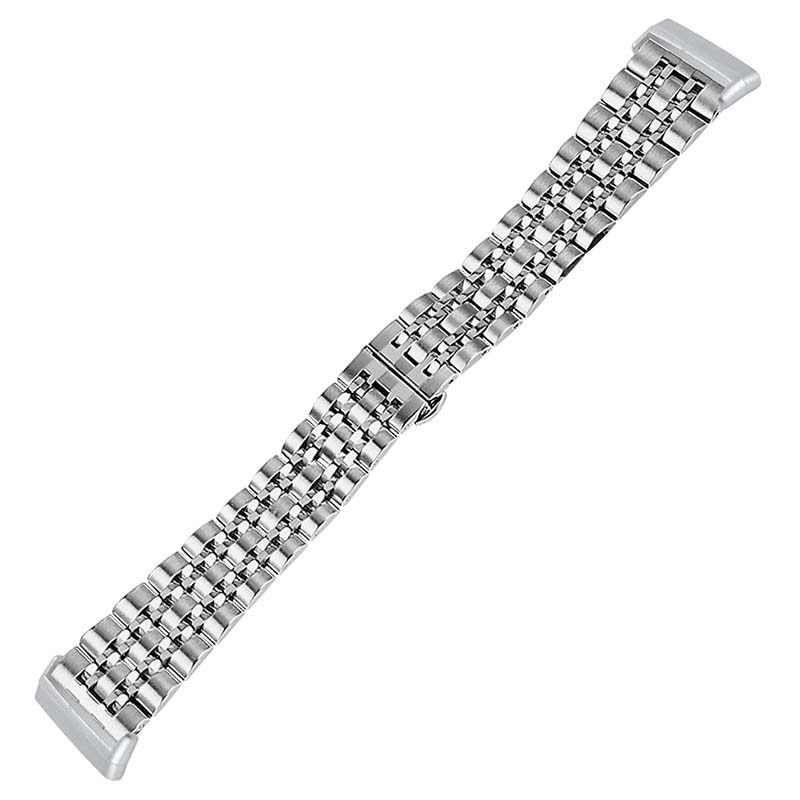 Stainless Steel Bracelet w/ Rhinestones for Fitbit Charge 3 & Charge 4