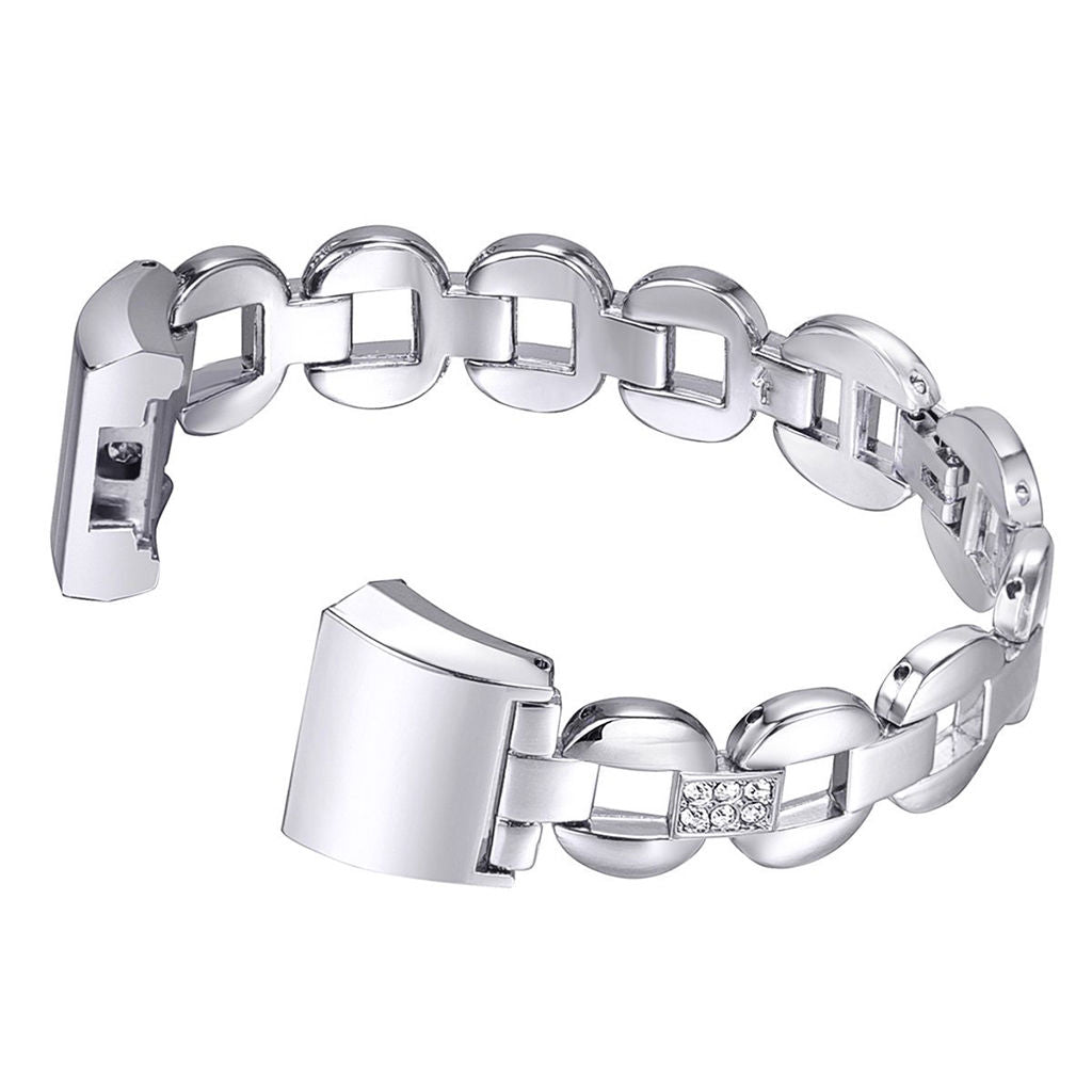 Stainless Steel Rhinestone Bracelet for Fitbit Charge 2