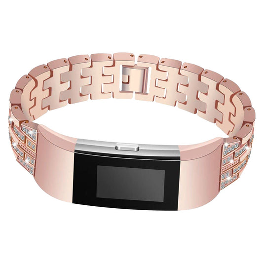 Metal Rhinestone Band for Fitbit Charge 2