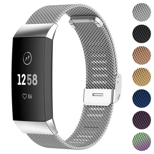 Milanese Mesh Band for Fitbit Charge 3 & Charge 4