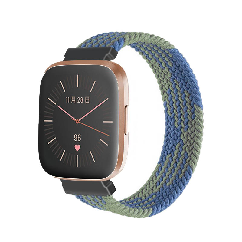 Woven Patterned Elastic Strap for Fitbit Versa & Versa 2