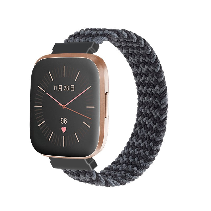 Woven Patterned Elastic Strap for Fitbit Versa & Versa 2