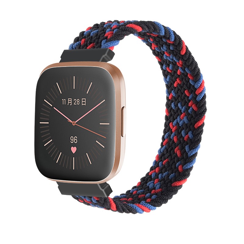 Woven Patterned Elastic Strap for Fitbit Versa & Versa 2