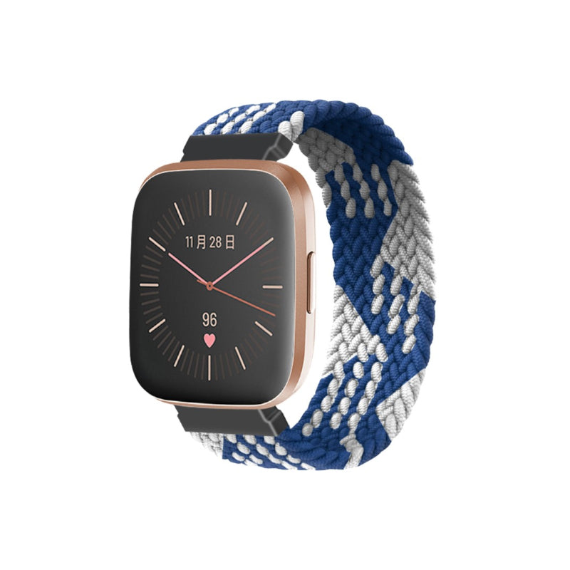 Woven Patterned Elastic Strap for Fitbit Versa & Versa 2