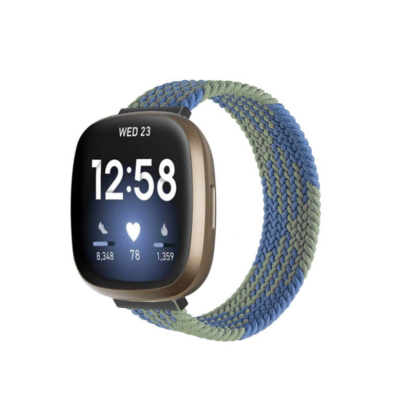 Woven Patterned Elastic Strap for Fitbit Sense