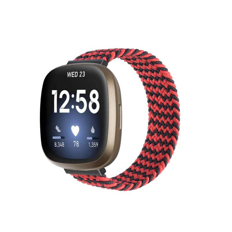 Woven Patterned Elastic Strap for Fitbit Sense