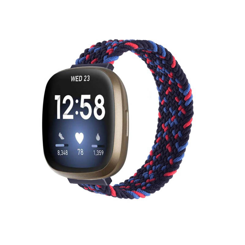 Woven Patterned Elastic Strap for Fitbit Sense