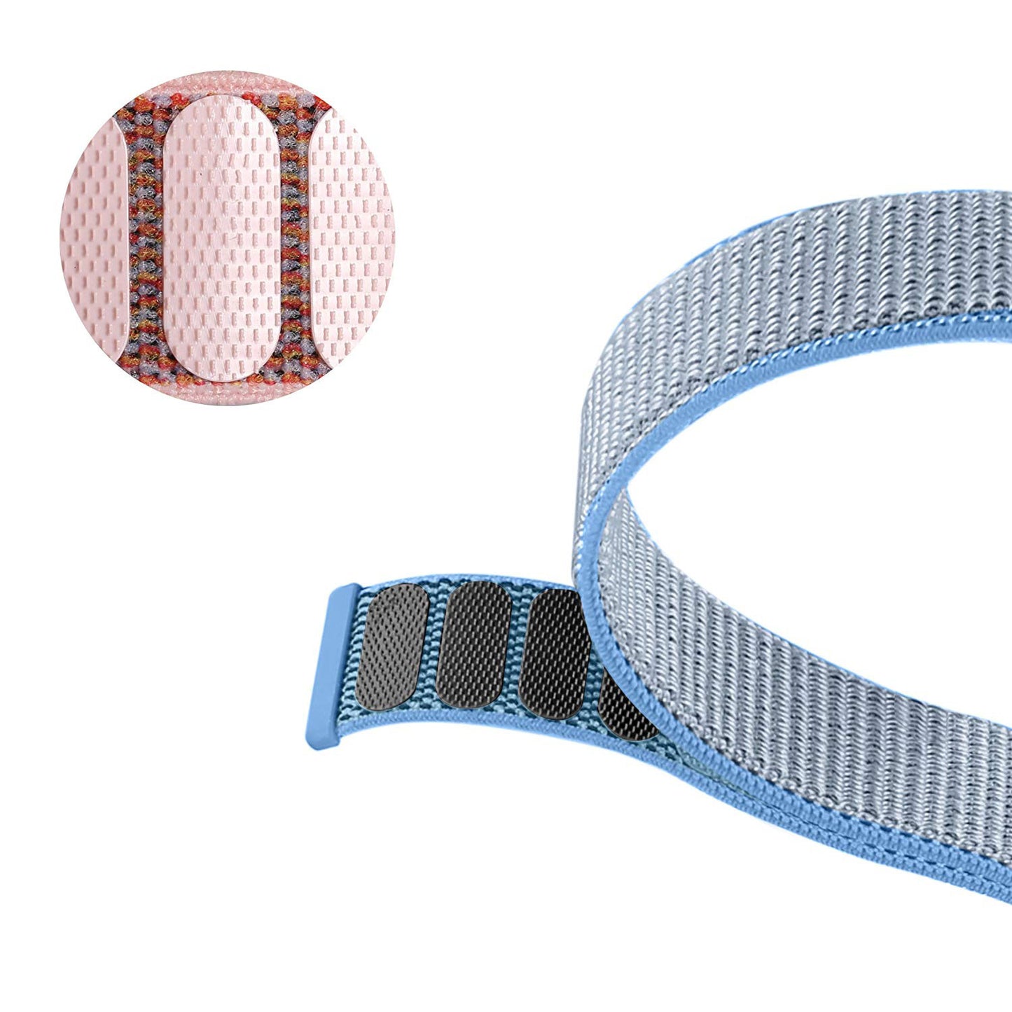 Hook and Loop Nylon Strap for Fitbit Versa & Versa 2