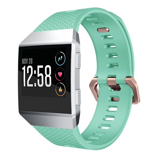 Rubber Strap w/ Rose Gold Buckle for Fitbit Ionic