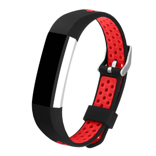 Perforated Rubber Strap for Fitbit Alta & HR