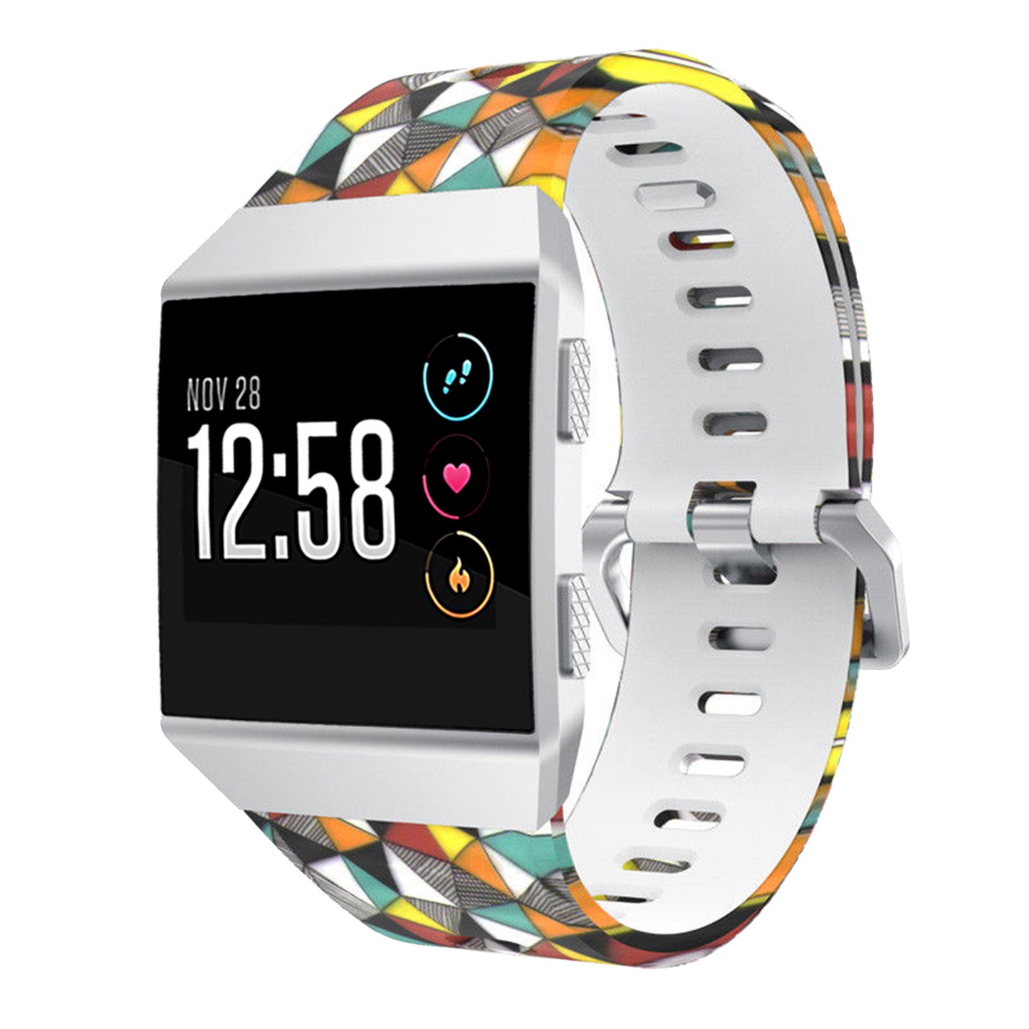 Patterned Rubber Strap for Fitbit Ionic