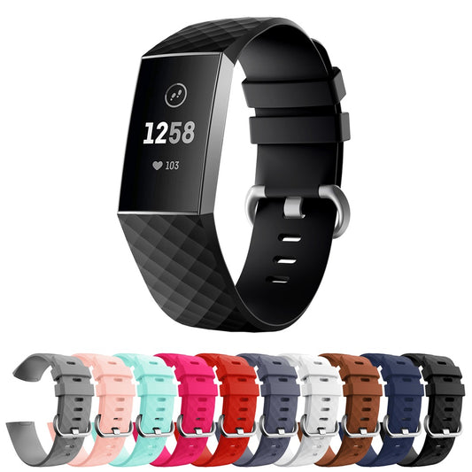 Rubber Strap for Fitbit Charge 3 & Charge 4