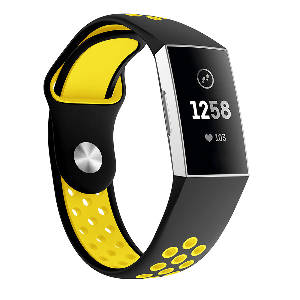 Perforated Rubber Band for Fitbit Charge 3 & Charge 4