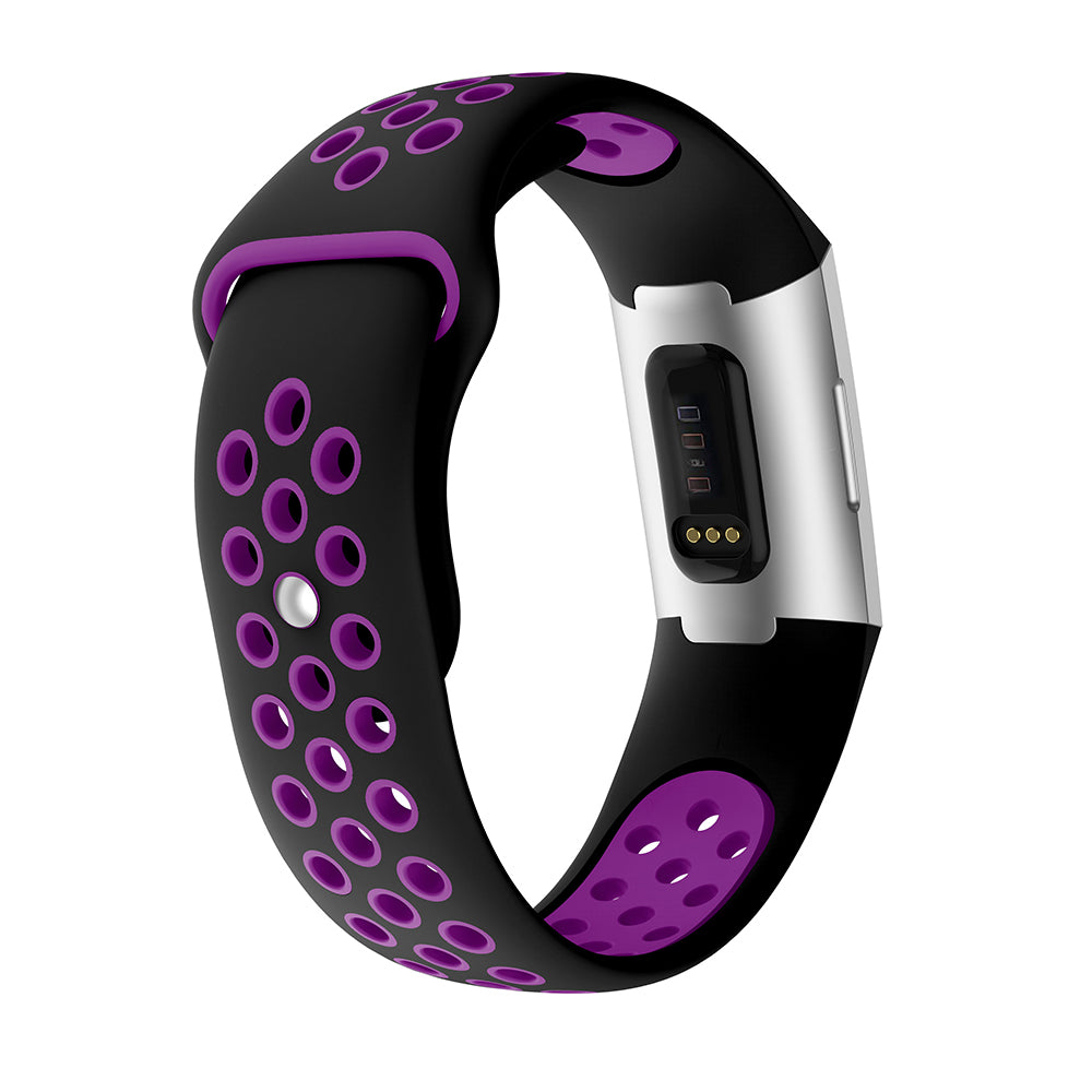 Perforated Rubber Band for Fitbit Charge 3 & Charge 4