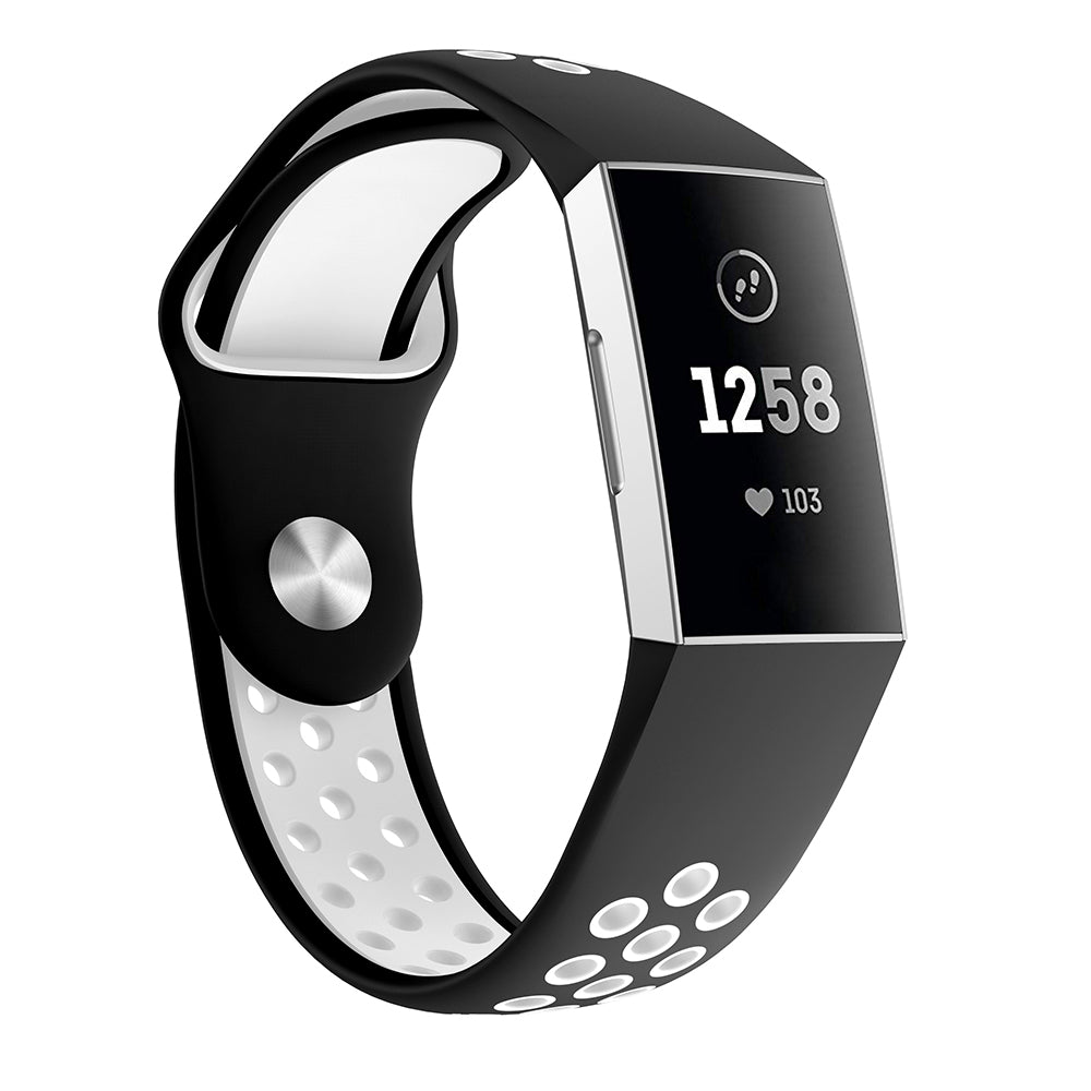 Perforated Rubber Band for Fitbit Charge 3 & Charge 4