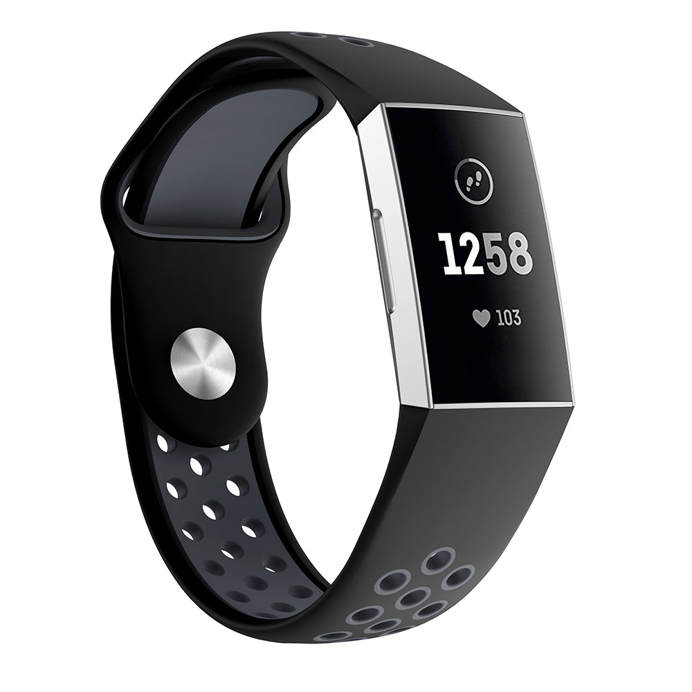 Perforated Rubber Band for Fitbit Charge 3 & Charge 4