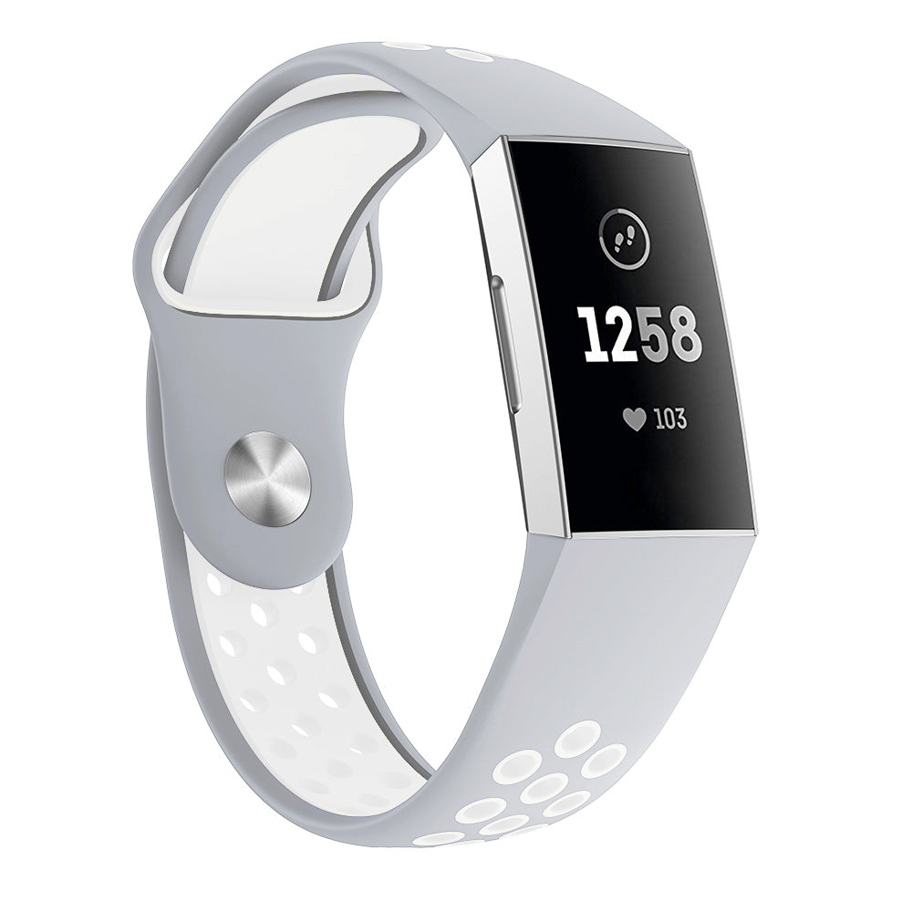 Perforated Rubber Band for Fitbit Charge 3 & Charge 4