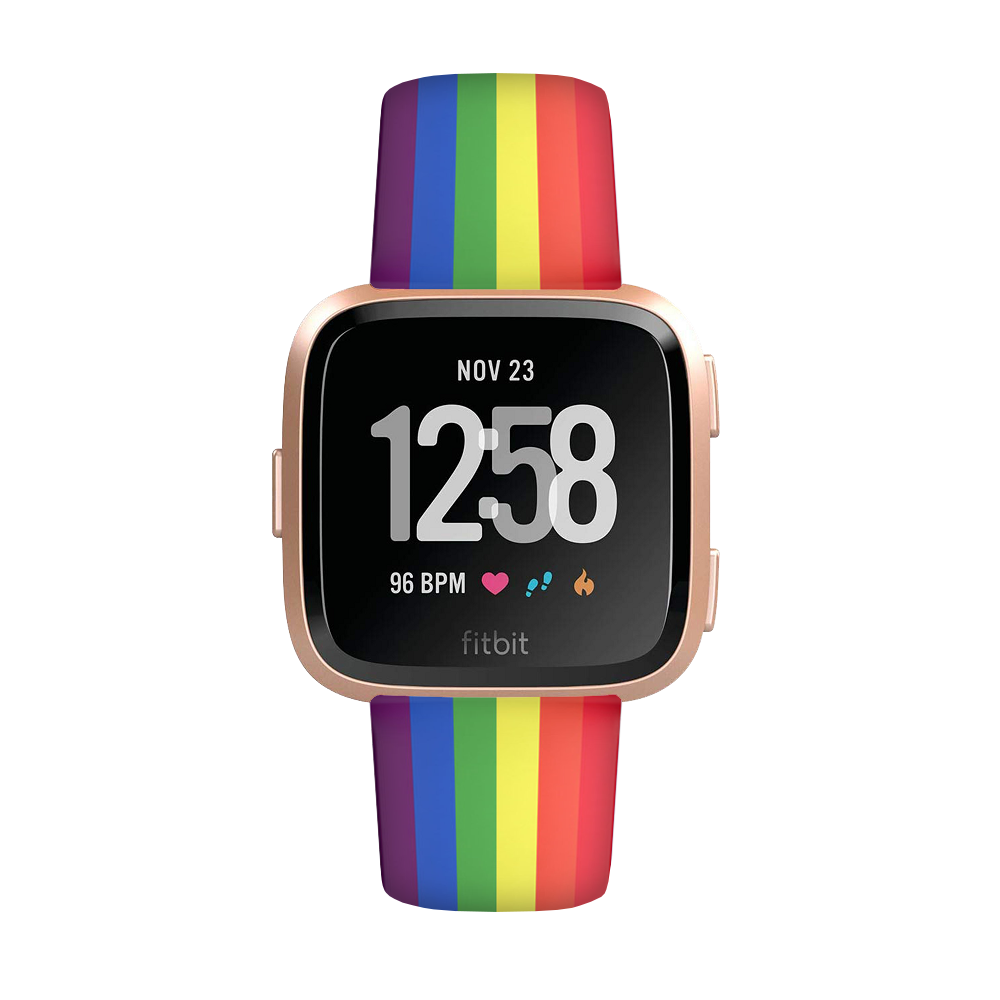 Fitbit versa rainbow best sale band