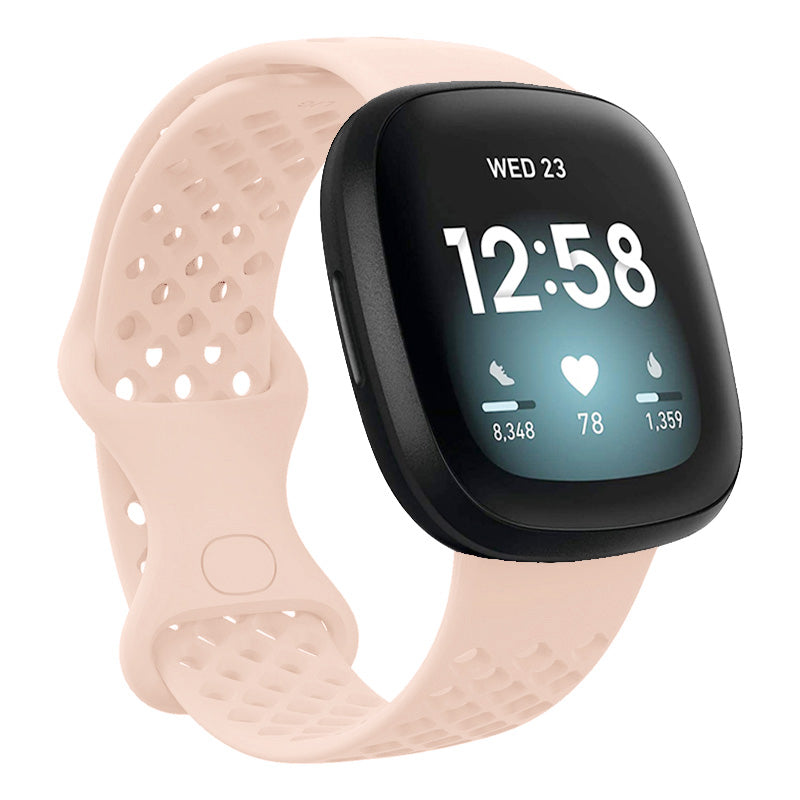 Perforated Rubber Infinity Band for Fitbit Versa 3