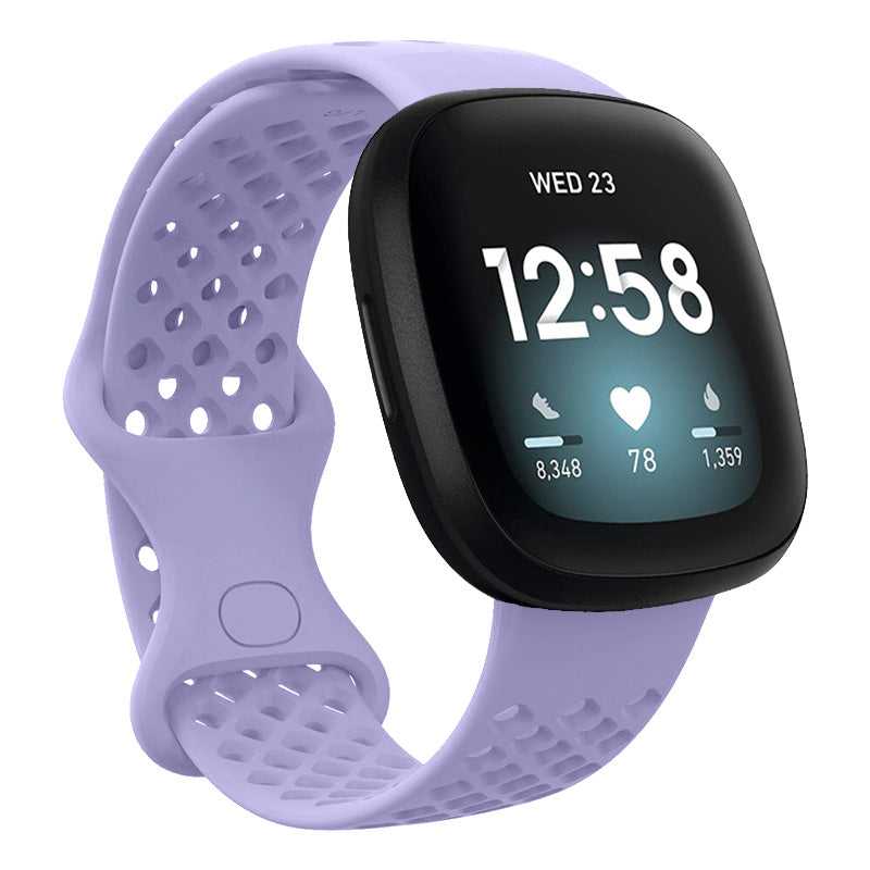 Perforated Rubber Infinity Band for Fitbit Sense