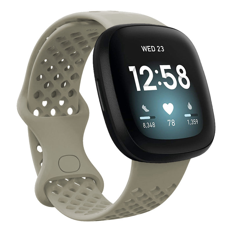 Perforated Rubber Infinity Band for Fitbit Versa 3