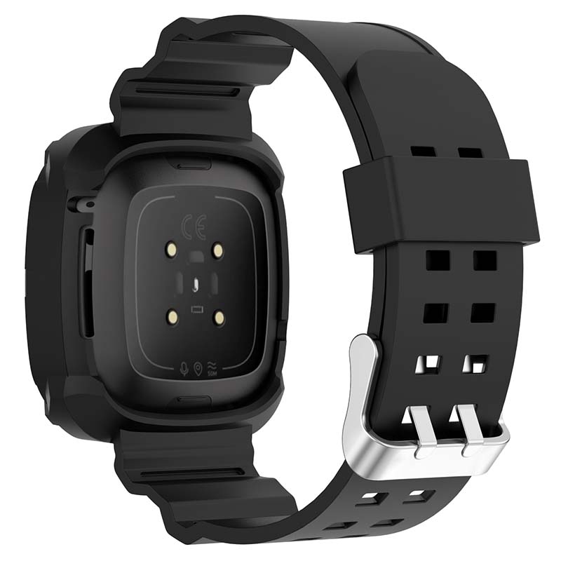 Silicone Rubber Case Strap for Fitbit Sense