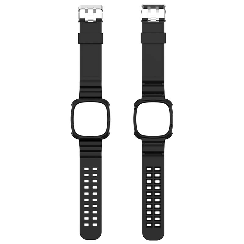 Silicone Rubber Case Strap for Fitbit Sense