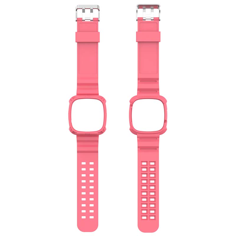 Silicone Rubber Case Strap for Fitbit Sense