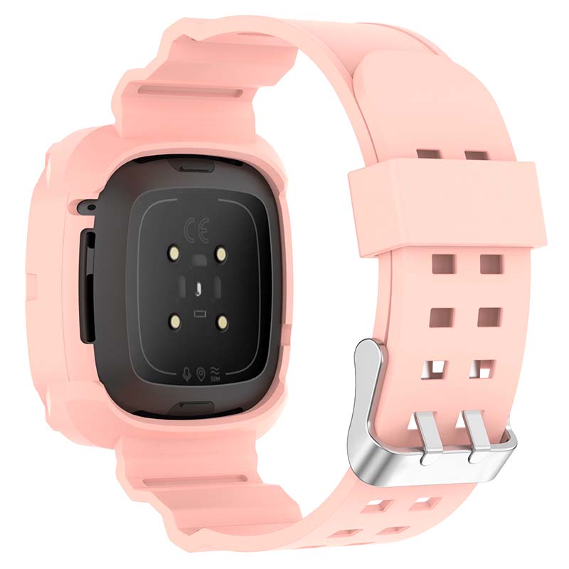 Silicone Rubber Case Strap for Fitbit Sense