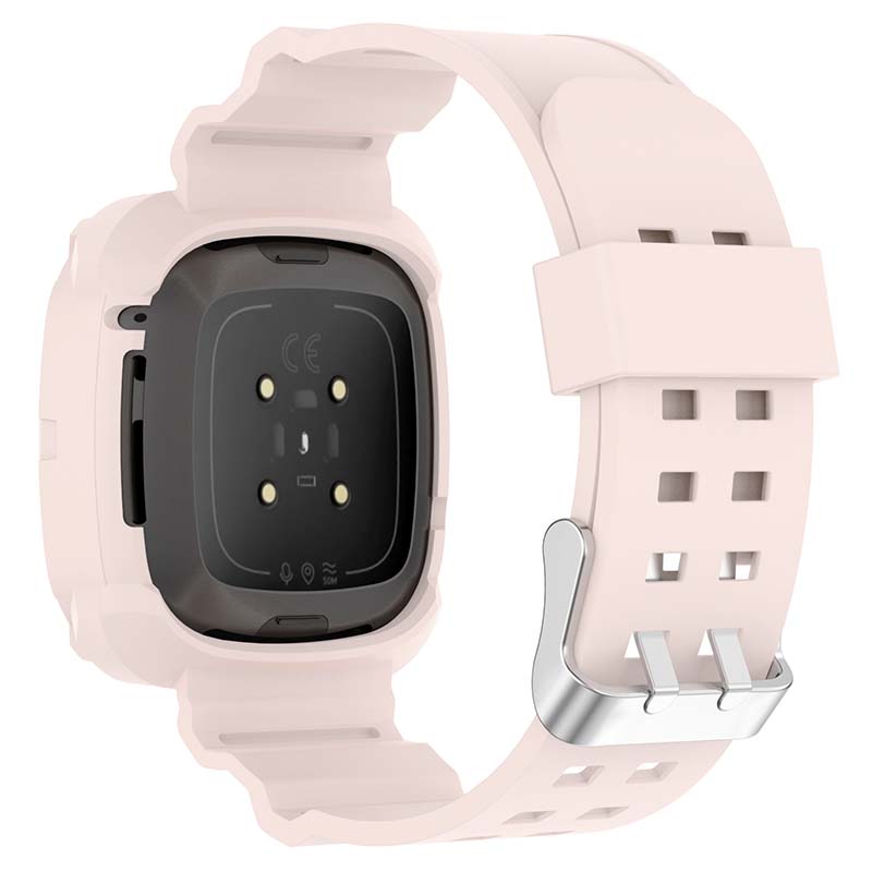 Silicone Rubber Case Strap for Fitbit Sense