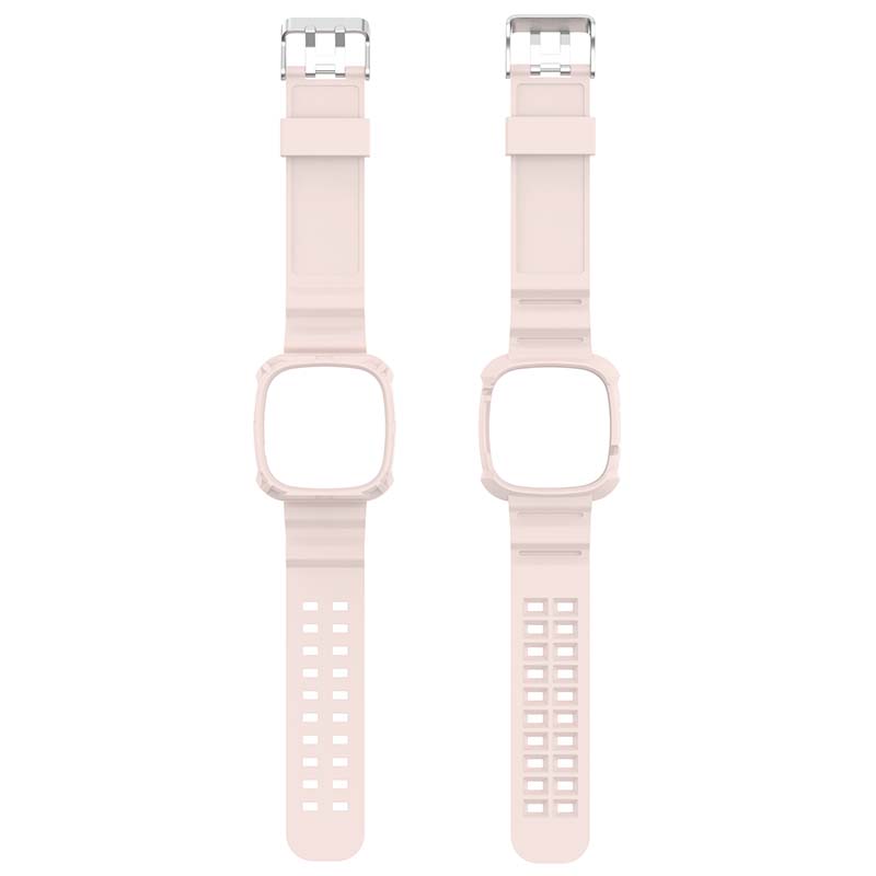 Silicone Rubber Case Strap for Fitbit Sense