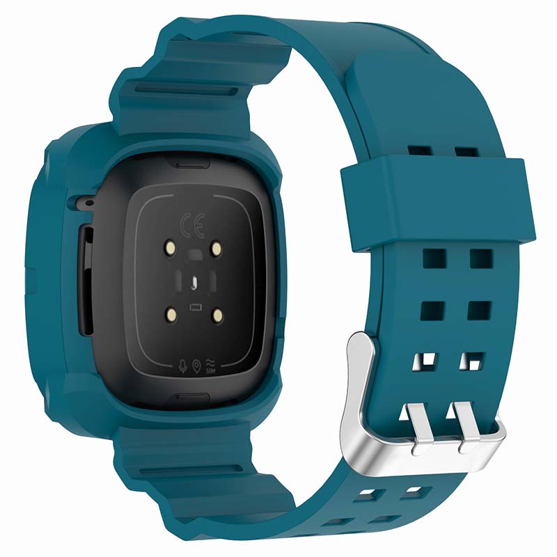 Silicone Rubber Case Strap for Fitbit Sense