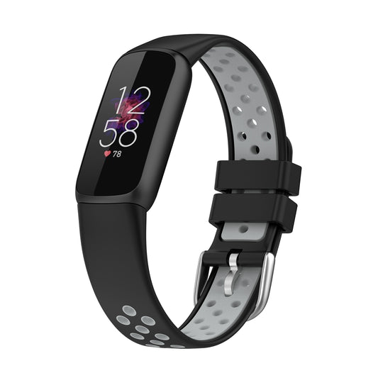 Perforated Rubber Sport Strap for Fitbit Luxe