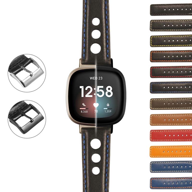 Leather Rally Strap for Fitbit Sense