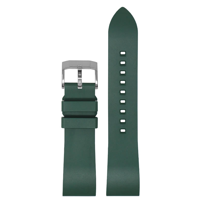 DASSARI Smooth FKM Rubber Strap Green