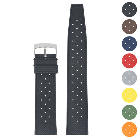 DASSARI Classic Tropical Style FKM Rubber Watch Strap