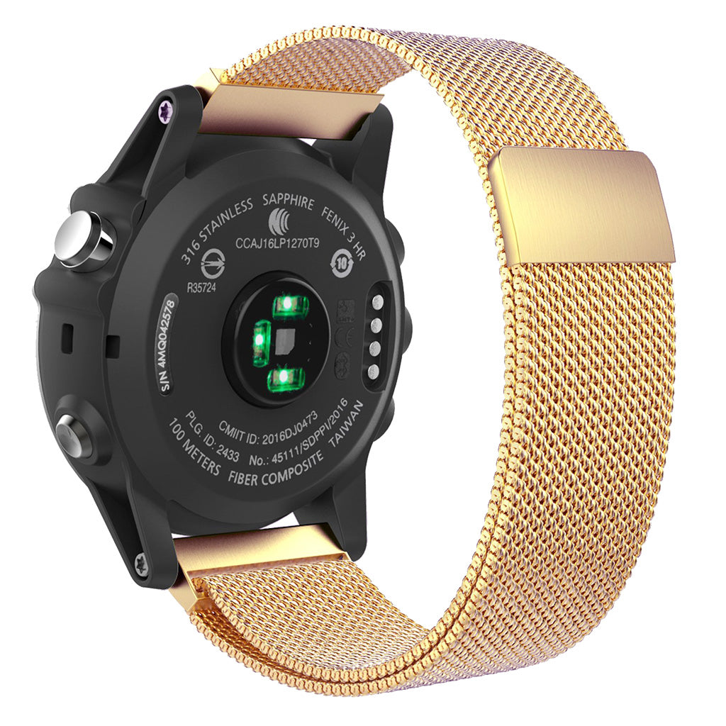 Milanese Mesh Bracelet for Garmin Fenix 3 / 3 HR / 5X / 5X Plus / 6X