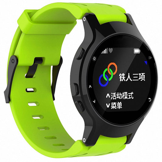 Garmin Forerunner 225 Silicone Strap w/ Matte Black Buckle