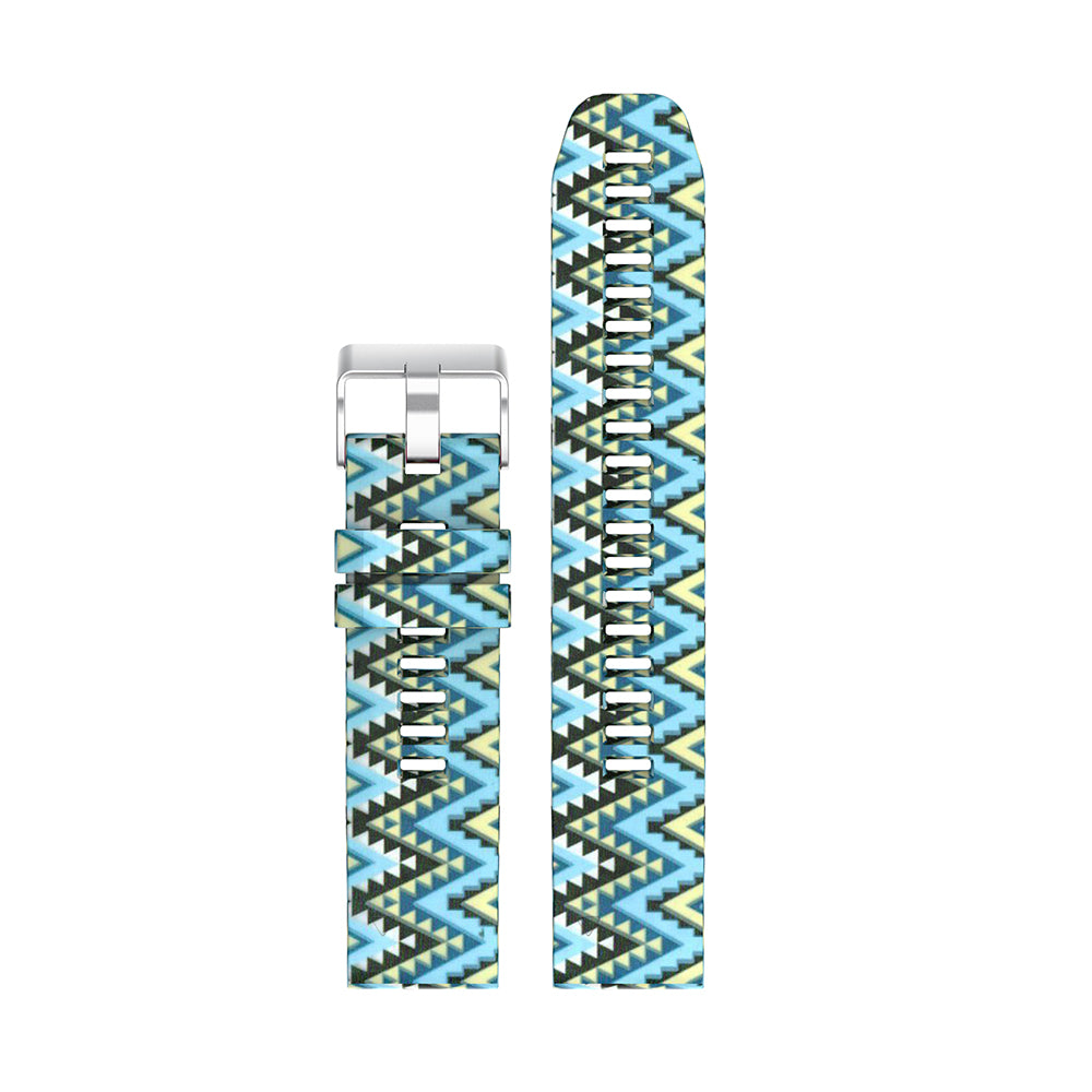 Patterned Rubber Strap for Garmin Fenix 3 / 3 HR / 5X / 5X Plus / 6X