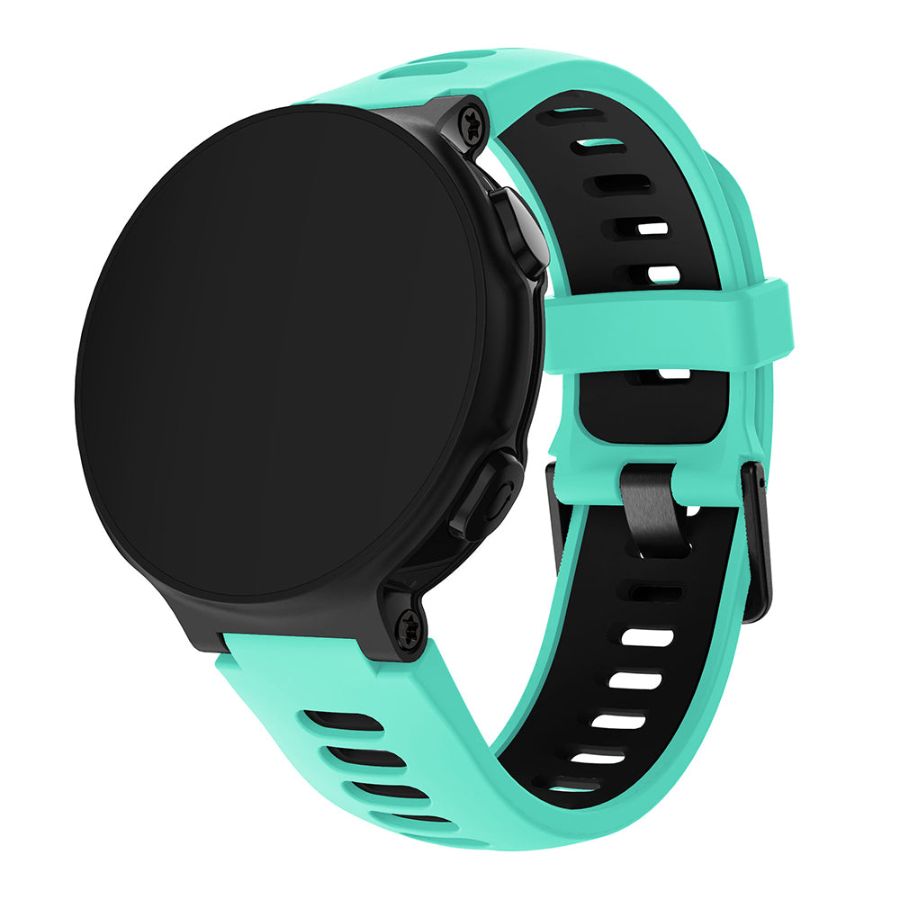 Rubber Strap with Black Buckle for Garmin Forerunner 220 / 230 / 235 / 260 / 735XT / Approach S5 / S6 / S20