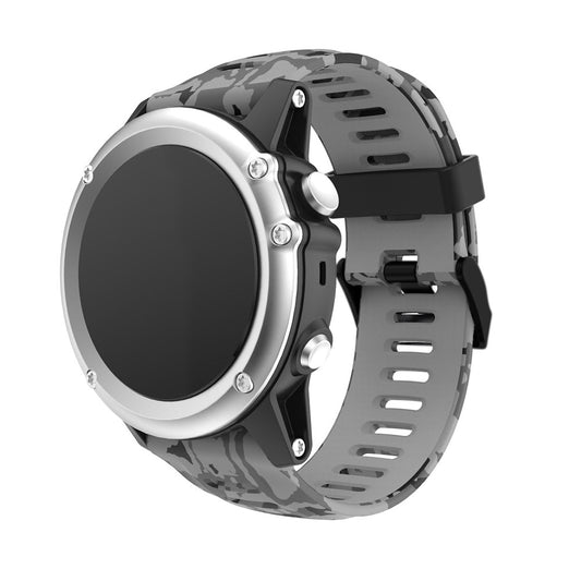 Camo Rubber Strap for Garmin Fenix 3 / 3 HR / 5X / 5X Plus / 6X